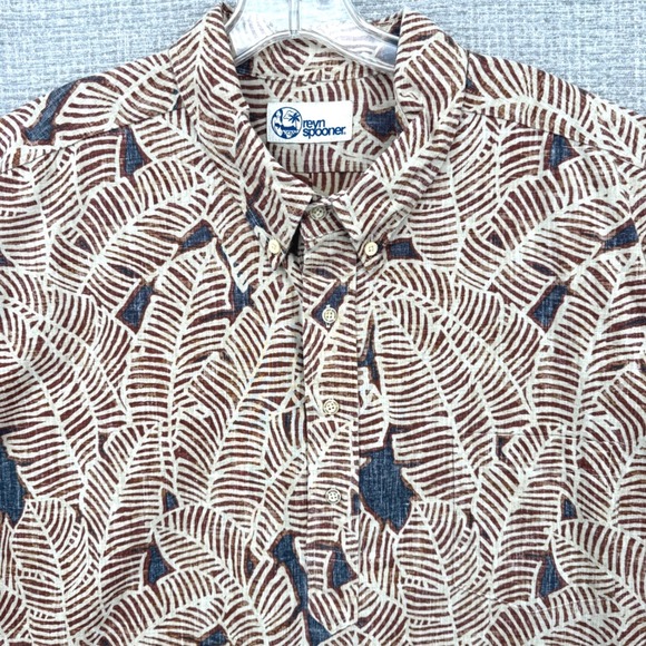 reyn spooner Other - Reyn Spooner Sz 3XL Hawaiian Bird Banana Popover Tan Paradise Tropical